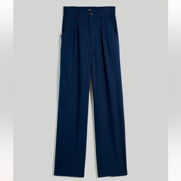 Madewell The Petite Neale Straight-Leg Pant in Drapeweave - Picture 4 of 12